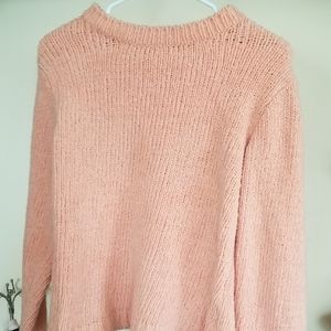 Fuzzy Creamsicle Sweater